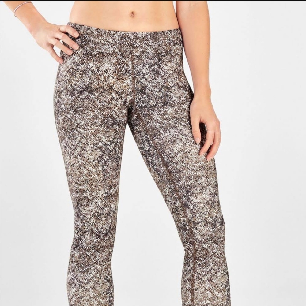 Fabletics Define Leggings Python Snake Print Yoga… - image 1